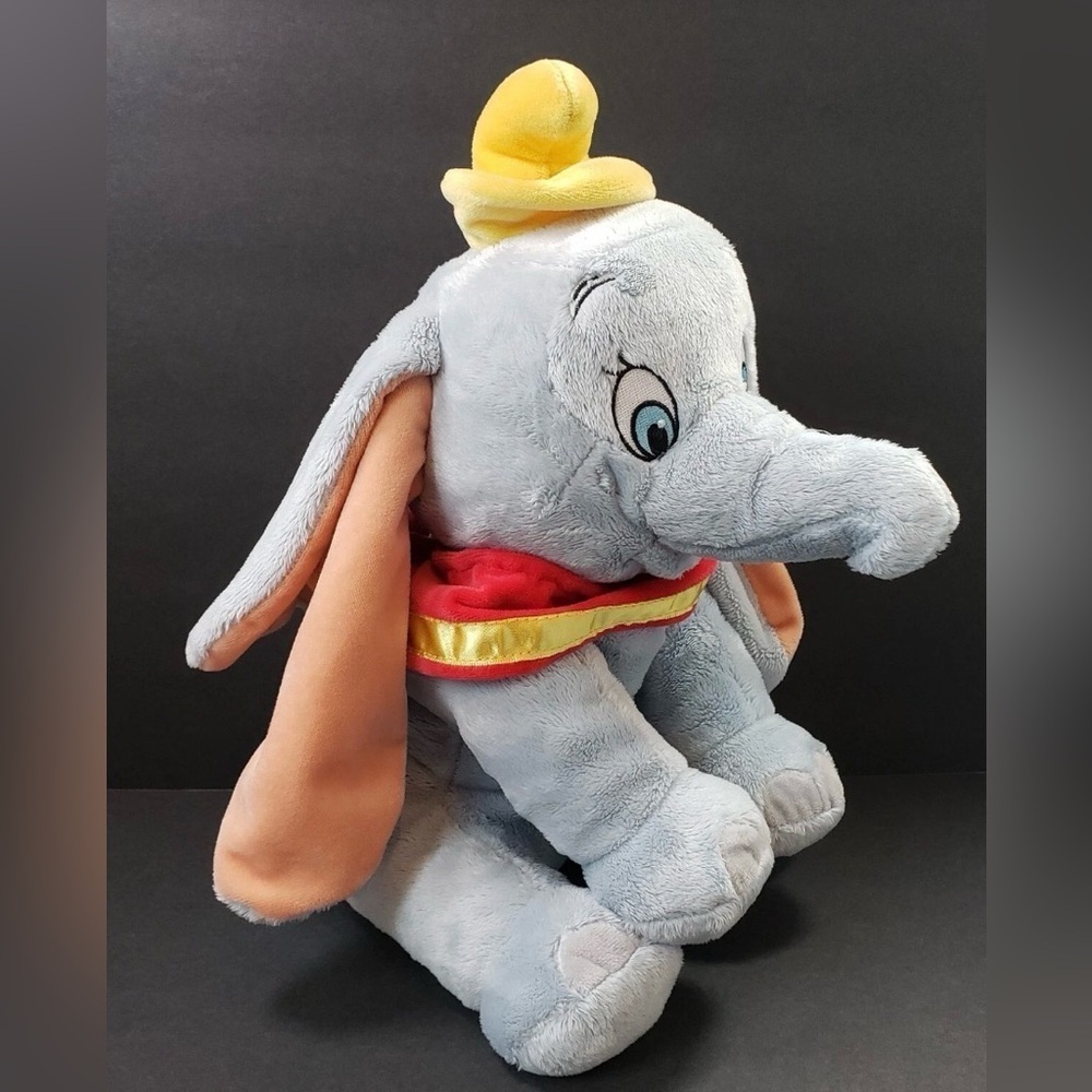 Disney Store Dumbo Plush 15" Elephant Plush Stuffed Animal Blue